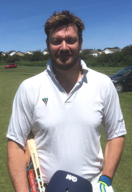 Doug Johnson - Bowled and batted well for Haverfordwest Doug Johnson - Bowled and batted well for Haverfordwest